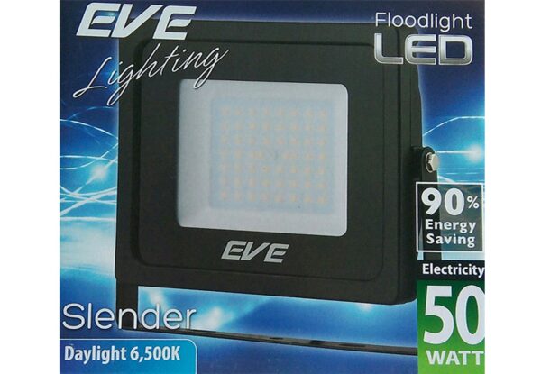 สปอร์ตไลท์ LED Slender 50w (เดย์ไลท์) EVE