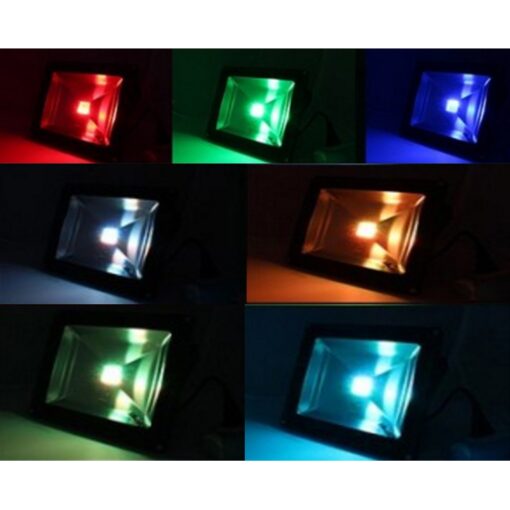 สปอร์ตไลท์ LED 50w RGB GE1001 สลับสีพร้อมรีโมท IWACHI