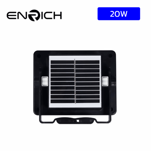 สปอร์ตไลท์โซล่าเซลล์ LED 20W ENRICH SPONGE สีดำ(สำหรับพกพา) - Image 3