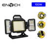สปอร์ตไลท์โซล่าเซลล์ LED 100W ENRICH JUMBO (สำหรับพกพา)